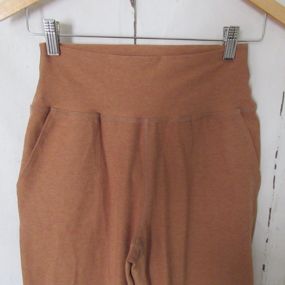 Beyond Yoga Jogger Pants S Small Mustard Mid Rise Workout Yoga Lounge Soft‎ - Picture 2 of 8